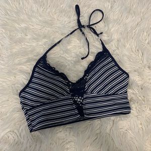 Striped Bikini Top